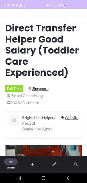 sg helpers | helper jobs in sg Screenshot 0