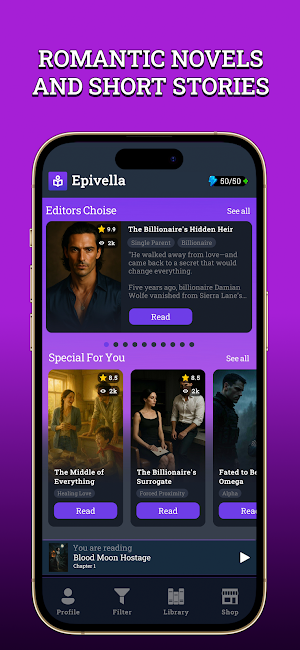 Epivella - Novels & Stories Screenshot 0