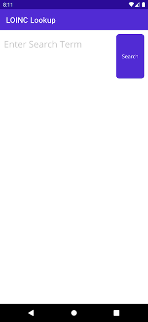 LOINC Lookup Screenshot 1