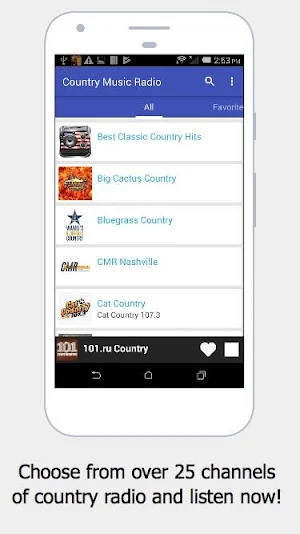 Country Music Radio Free Screenshot 0