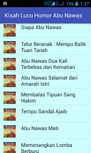 Kisah Lucu Humor Abu Nawas Screenshot 0