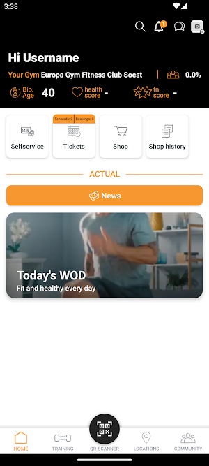 Europa Gym Fitness Club Soest Screenshot 1