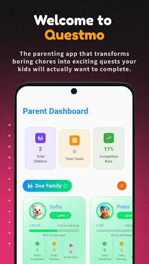 Questmo: Family Tasks, Rewards Screenshot 0