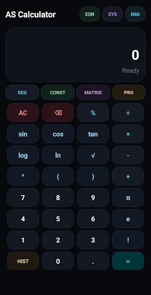 AS Scientific Calculator Screenshot 0