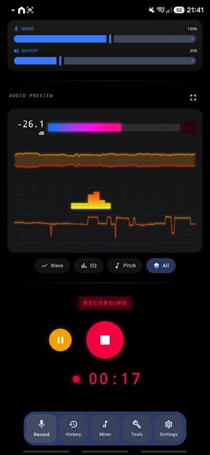 Audio / Podcast Recorder Pro Screenshot 1