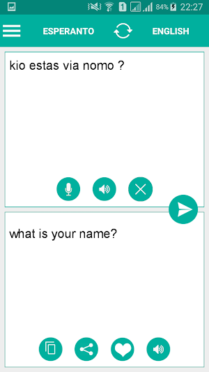 Esperanto English Translator Screenshot 2