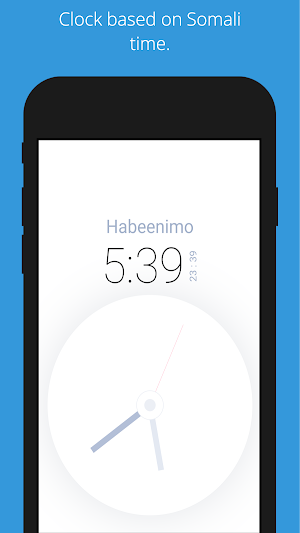 Saacad Somali / Somali Clock Screenshot 3