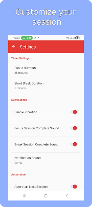 Pomodoro Screenshot 3