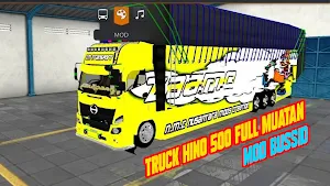 Mod Truck Hino 500 Bussid Screenshot 0