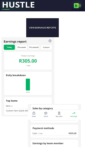 Hustle: Mobile POS Screenshot 1