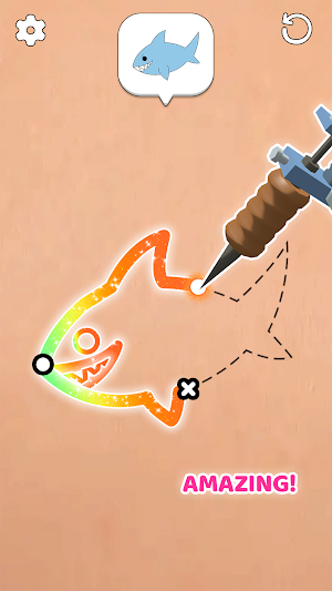 Ink Tattoo Master Drawing Game Screenshot 3