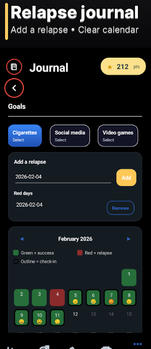 Cold Turkey: Sobriety Tracker Screenshot 3
