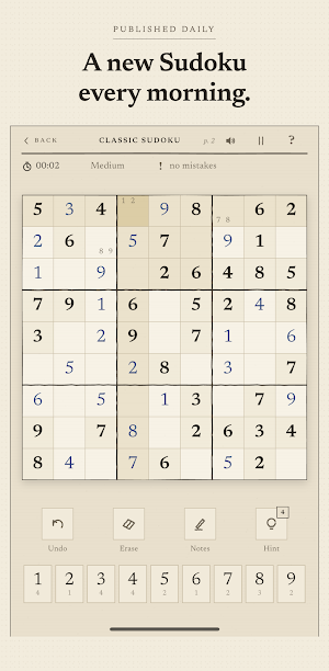 Daily Sudoku Herald Screenshot 1