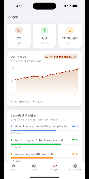 Gefahrgut ADR Auffrischung Screenshot 3