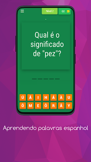 Aprendendo palavras espanhol Screenshot 3