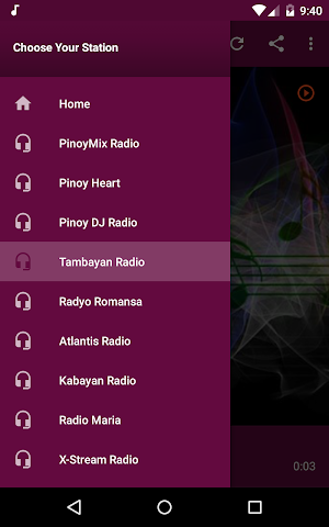 Philippines Online Radio - Pinoy Music For OFW Screenshot 3