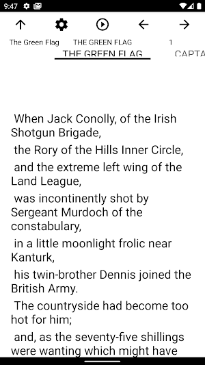 Book, The Green Flag Screenshot 1