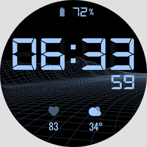 Simple Digital Watch Face Screenshot 0