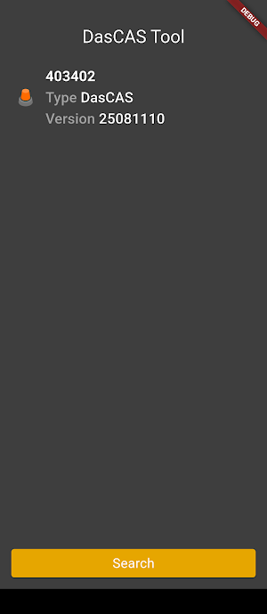 DasCAS Tool BLE Screenshot 2