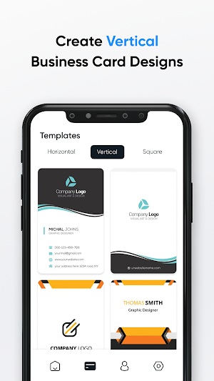 Business & Visiting Card Maker Screenshot 1