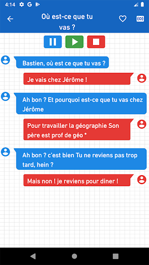 french dialogue audio offline Screenshot 2