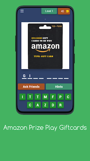 Amazon Prize Play Gift Cards Screenshot 1