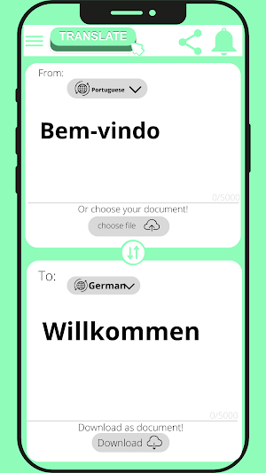 German - Portuguese Translator Screenshot 1