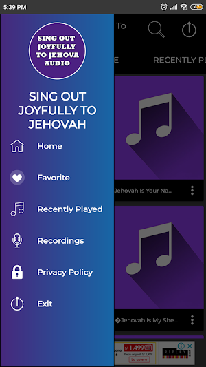 sing out joyfully to jehovah Screenshot 0