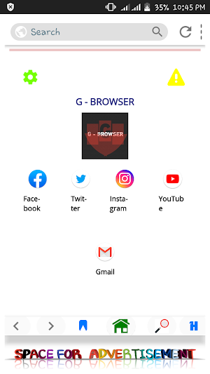 G - BROWSER Screenshot 1
