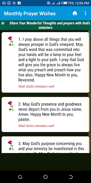 New Month Wishes & Prayer Screenshot 2