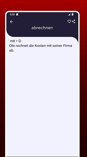 Verben mit Präpositionen Screenshot 2