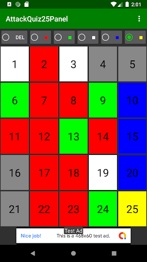 Attack Quiz 25 Panel Screenshot 1