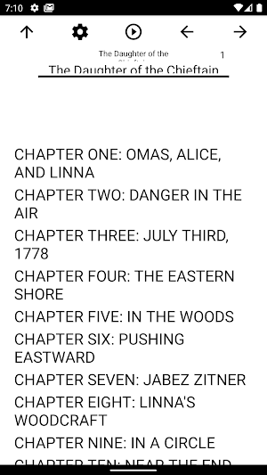 Book, The Daughter of the Chieftain Screenshot 0