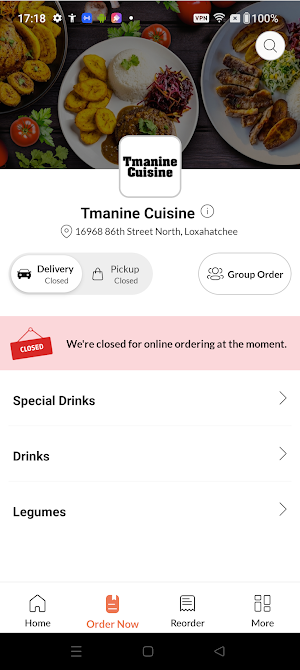 Tmanine Cuisine Screenshot 1