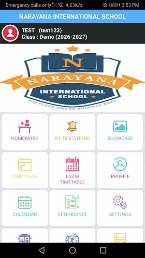 NARAYANA INTERNATIONAL SCHOOL Screenshot 1