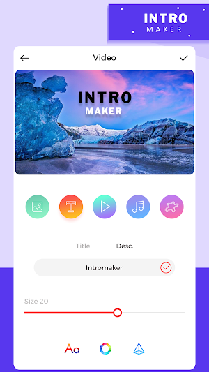 Intro Movie Maker With Music Screenshot 1