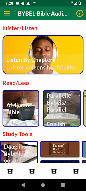 Die Bybel Afrikaans AudioBible Screenshot 0