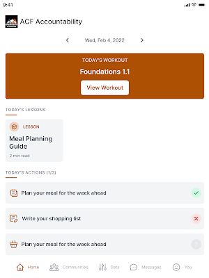 ACF Accountability Screenshot 3