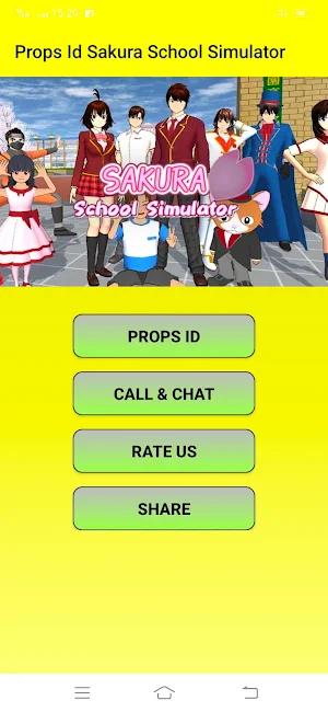 PROPS Id : Sakura School Game Screenshot 0