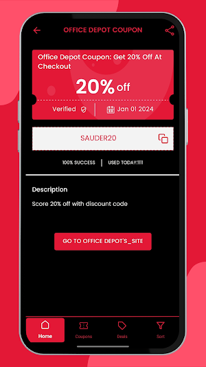 Office Depot Coupons Screenshot 2