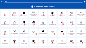 Cupertino Icons Gallery Screenshot 2