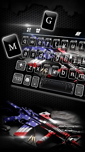 Guns Of America Keyboard Theme Screenshot 1