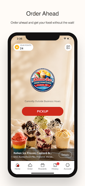 Italian Ice Frozen Custard Screenshot 0