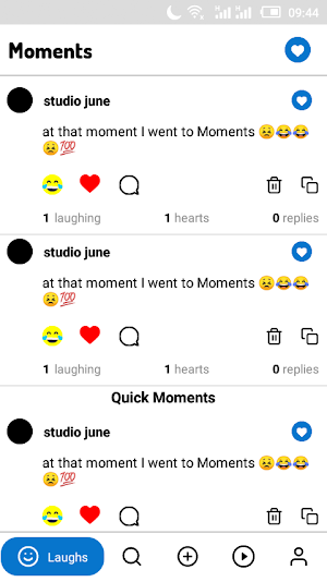 Moments – Smile & Fun Screenshot 1