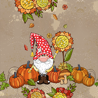 Autumn Gnome - Wallpaper