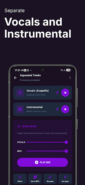 Vocal Remover & Karaoke Maker Screenshot 1