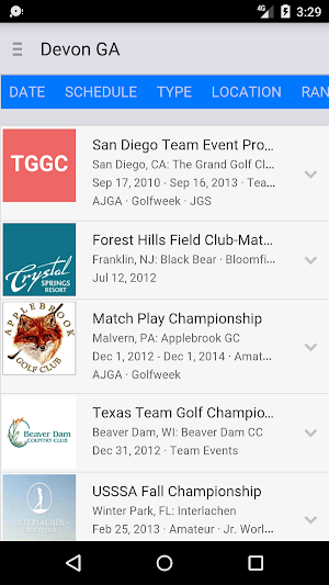 Devon Golf Screenshot 1