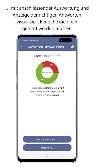 Verben Romontsch Sursilvan Screenshot 3