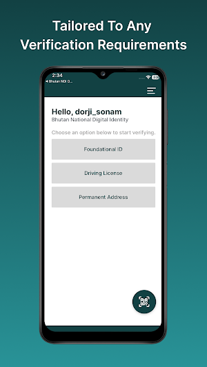 Bhutan NDI Mobile Verifier Screenshot 1