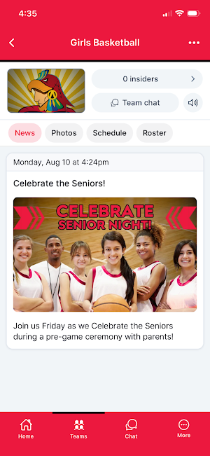 Guadalupe Aztecs Athletics Screenshot 3